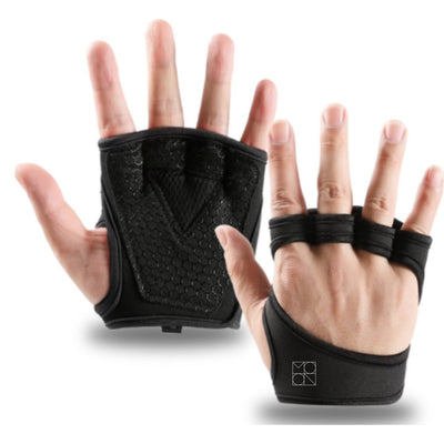Moonchild Yoga Wear Moonchild Open Grip Gloves Gloves Black