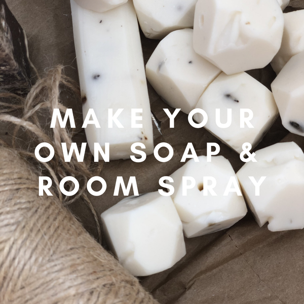 Machen Sie Ihre eigene Seife und Raumspray zu Hause!