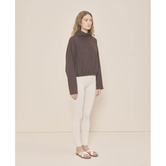 Moonchild Yoga Wear Anorak Pile Jacket Loungewear Walnut Brown