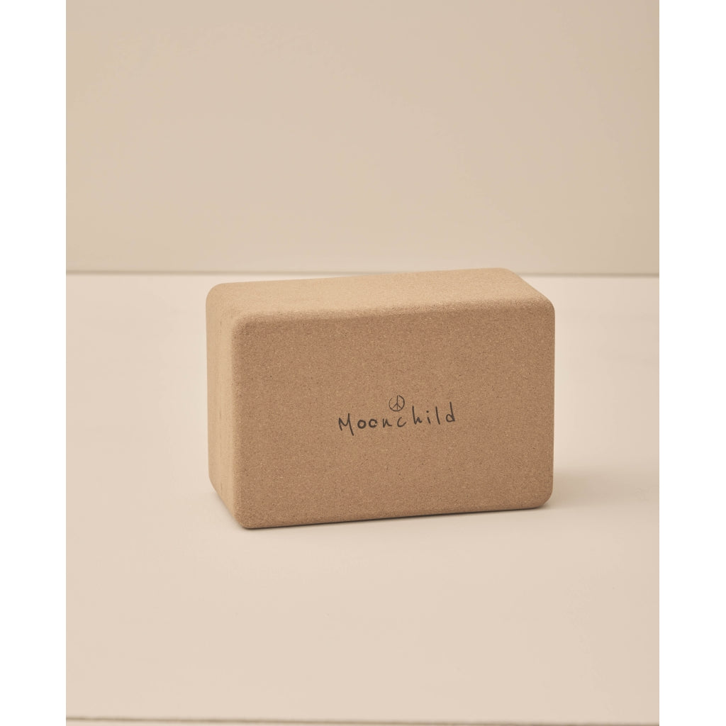 Moonchild Yoga Wear Cork Yoga Block Yoga Block Natural