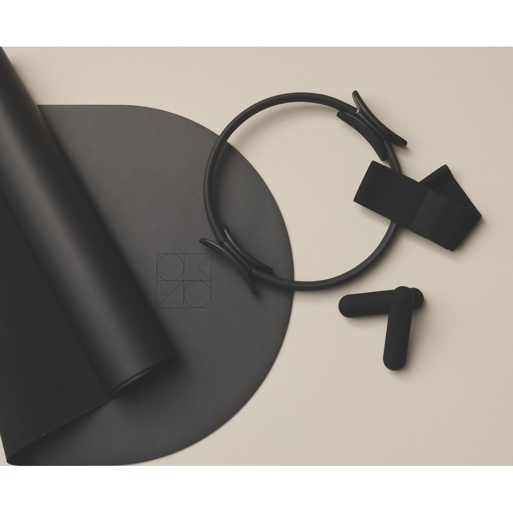Moonchild Yoga Wear Crescent Moon Yoga Mat Yoga Mats Black