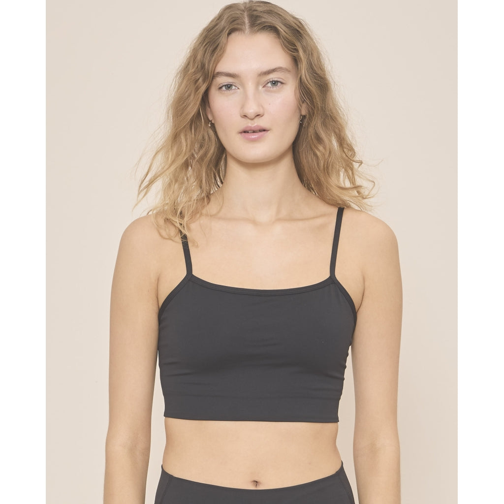 Moonchild Yoga Wear Lunar Luxe Bra Top Lunar Luxe Top Black Iris