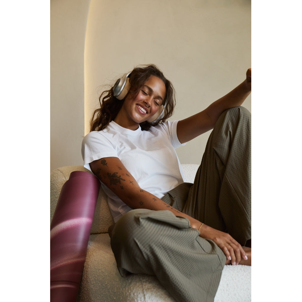 Moonchild Yoga Wear Melange Yoga Mat Yoga Mats Burgundy