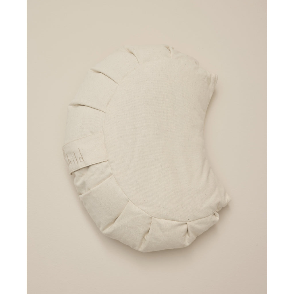 Moonchild Yoga Wear Moon Meditation Cushion - Organic Cotton Yoga Bolster Natural