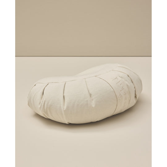 Moonchild Yoga Wear Moon Meditation Cushion - Organic Cotton Yoga Bolster Natural