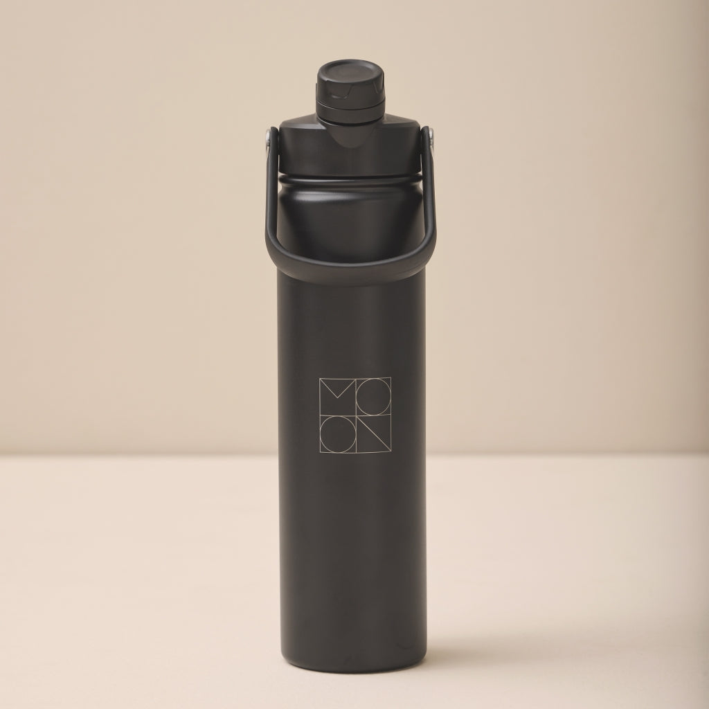 Moonchild Yoga Wear Moonchild Align Bottle Water Bottle Black