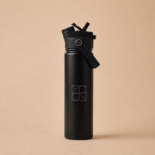 Moonchild Yoga Wear Moonchild Align Bottle Water Bottle Black