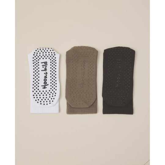 Moonchild Yoga Wear Moonchild Pilates Socks Socks White