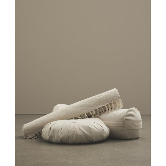Moonchild Yoga Wear Moonchild Yoga Bolster - Organic Cotton Yoga Bolster Natural