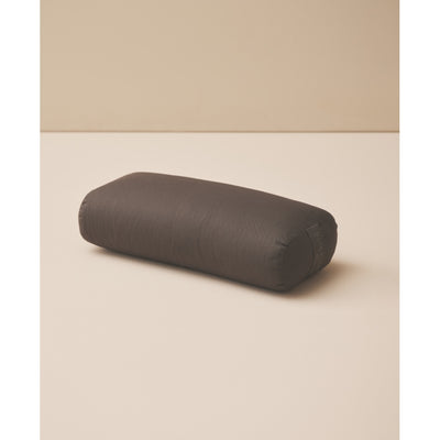 Moonchild Yoga Wear Moonchild Yoga Bolster - Organic Cotton - Small Rectangular Yoga Bolster Dark Grey