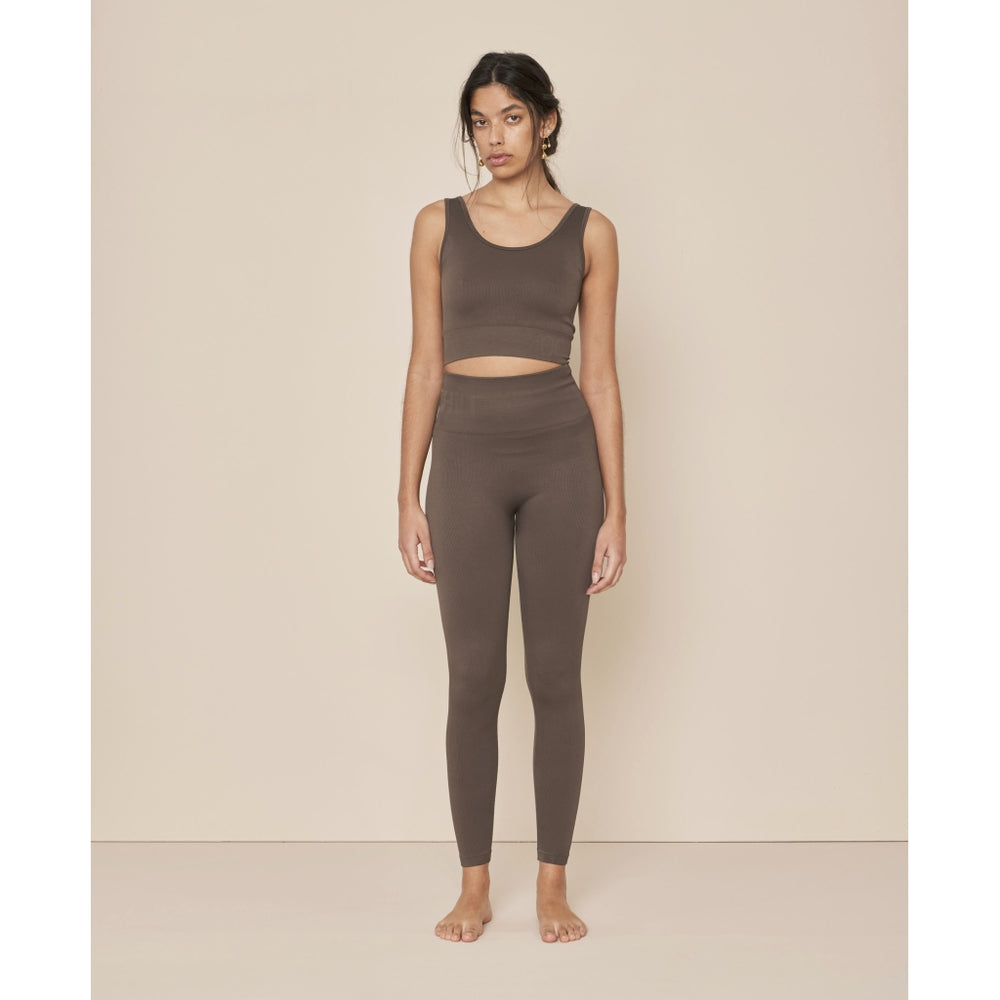 Moonchild Yoga Wear Soft Rib Seamless Crop Top Seamless Tops Coco Powder