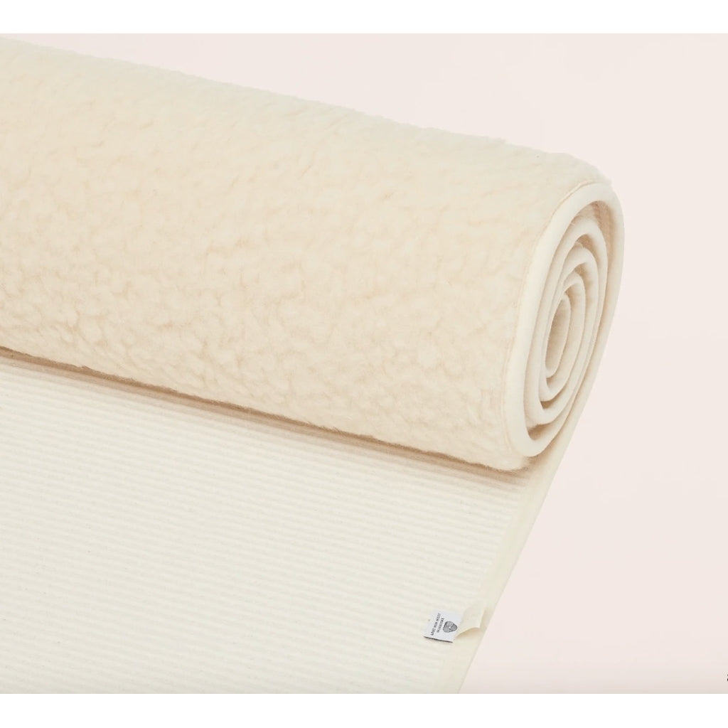 Moonchild Yoga Wear Wool Yoga Mat - Natural Yoga Mats Natural