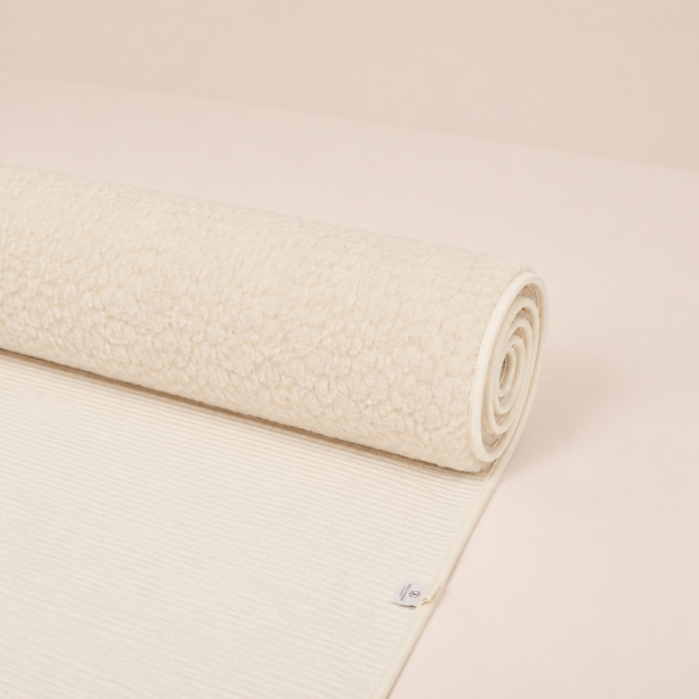 Moonchild Yoga Wear Wool Yoga Mat - Natural Yoga Mats Natural