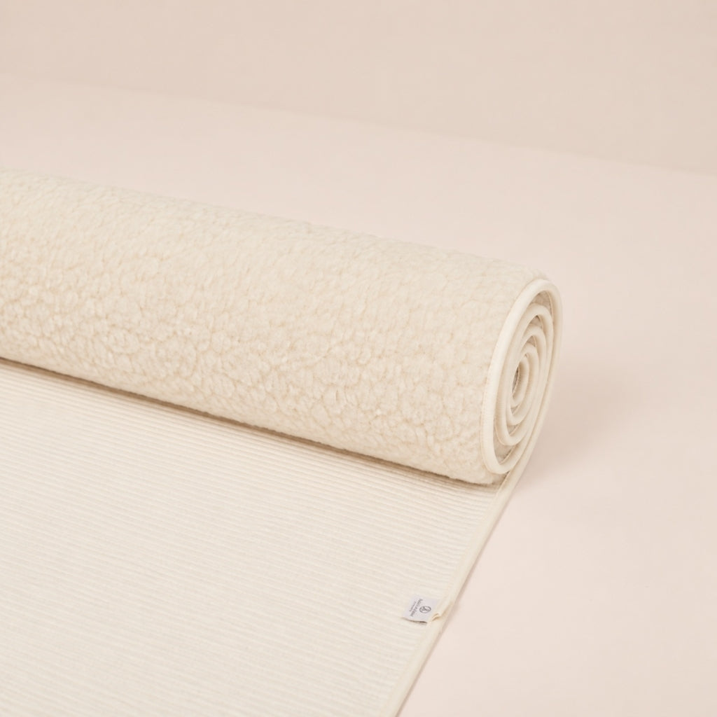 Moonchild Yoga Wear Wool Yoga Mat - Natural Yoga Mats Natural